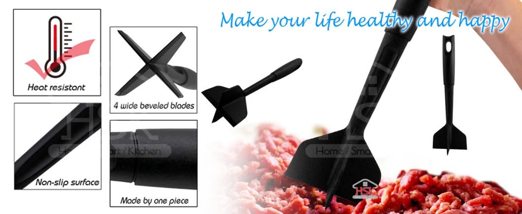 Meat Chopper, Masher, Smasher & Tenderizer for Hamburger Meat