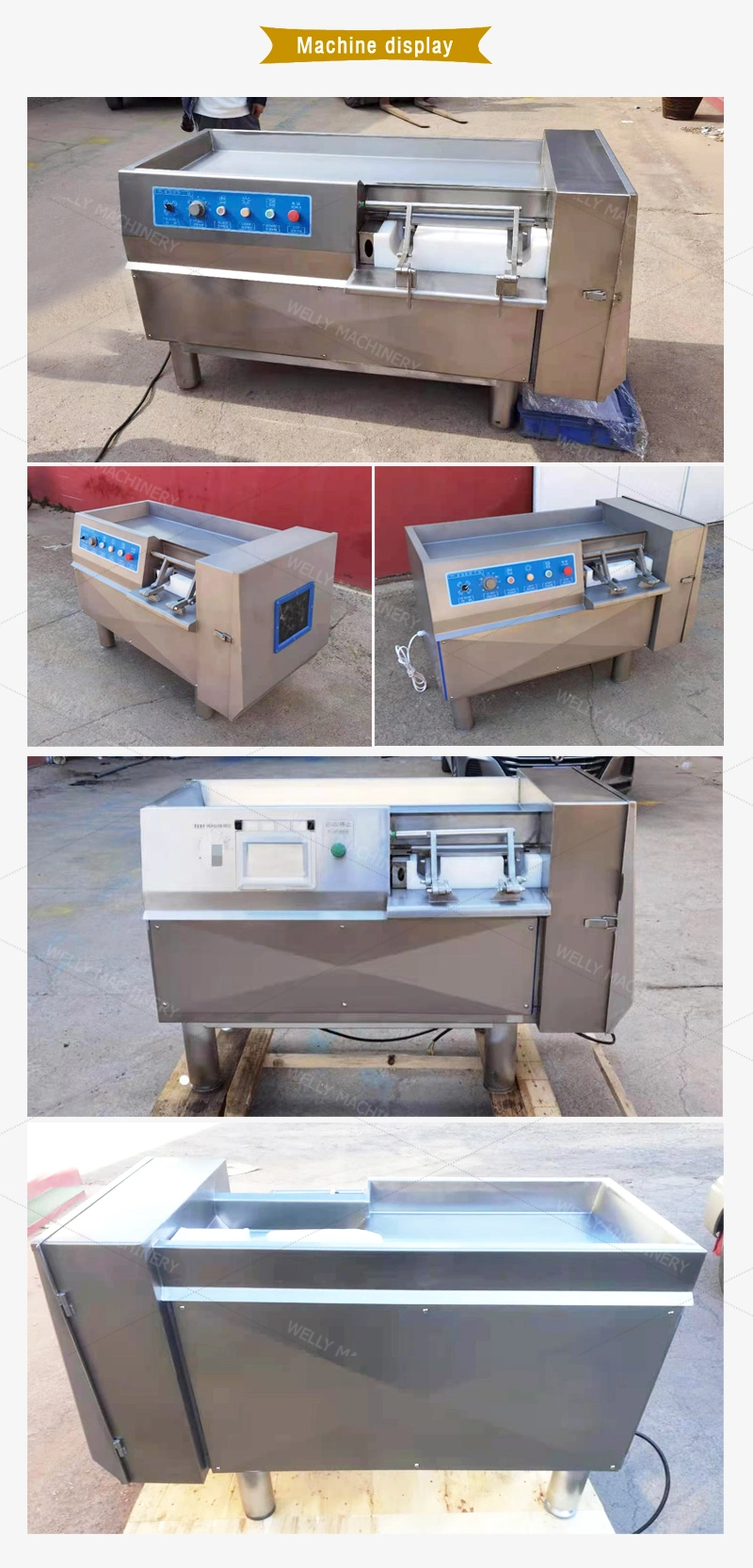 Meat Cube Cutting Meat Dicer Cutting Machine for Restaurant