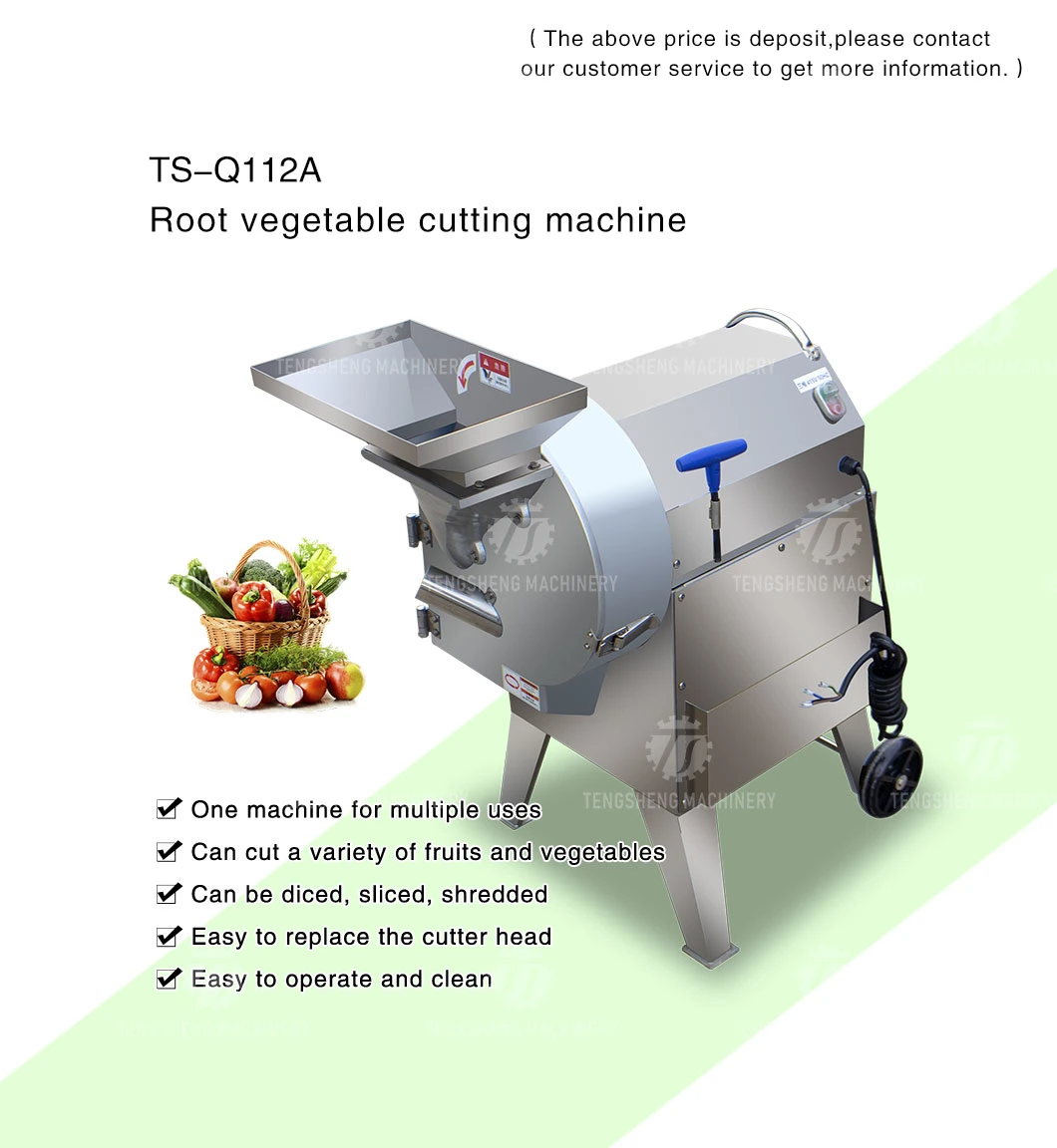 Automatic Vegetable Cutting Slicing Onion Chopper Food Processing Machine (TS-Q112A)