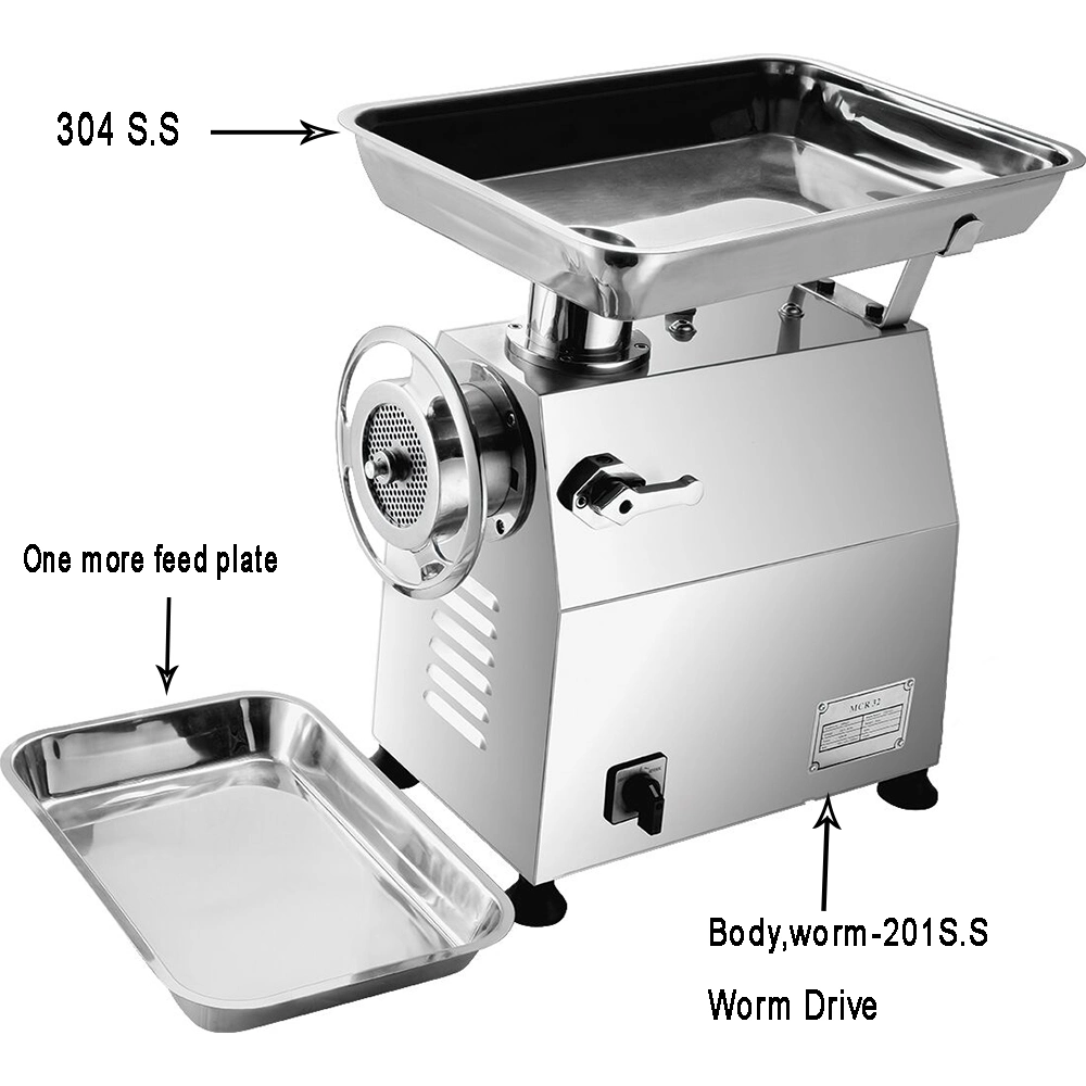 Hot Selling Electric Hotel Kitchen Equipment Grt-Mc32 Stainless Steel Meat Mincer Commercial Meat Grinder