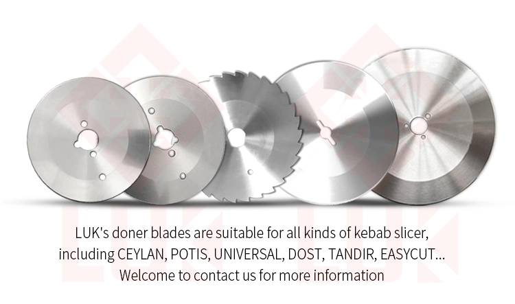 Tandir 120mm Smooth Blade of Kebab-Making-Machine Kebab Slicer Blade Frozen Kebab Meat