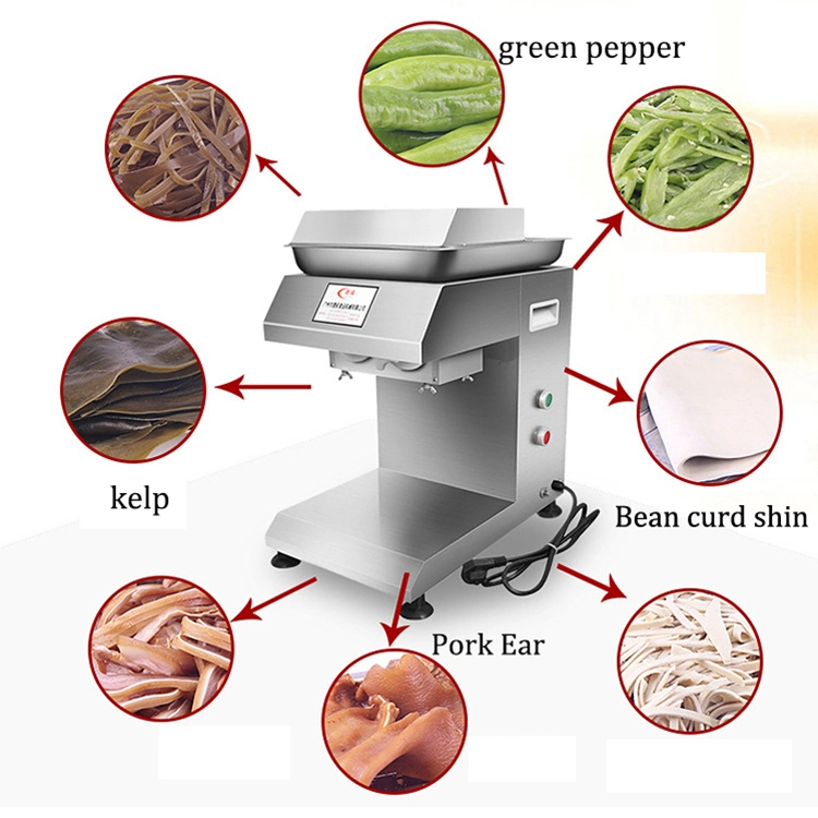 Meat Slicer Stripping Cutter Machine Vegetable Fresh Meat Cube Dicer Meat Cutting Machine