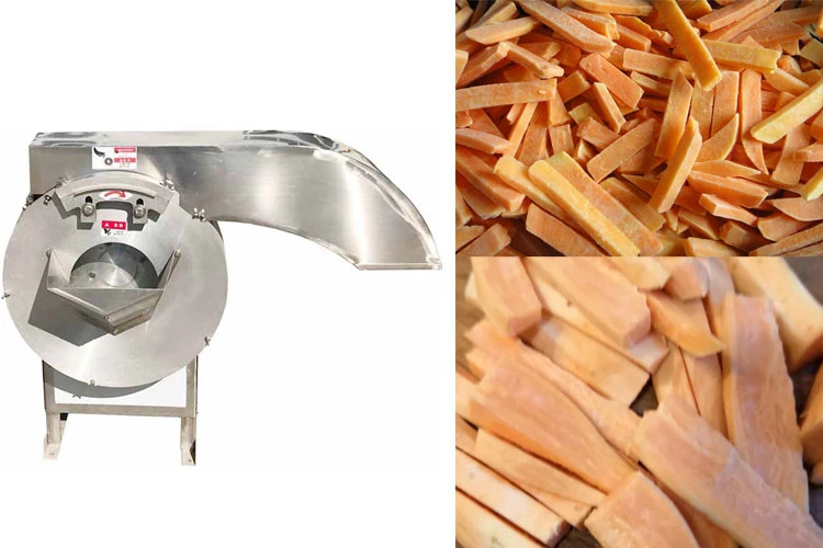 Vegetable Fruit Cutting Machinery Sweet Potato Stick Cutter Slicer Machine