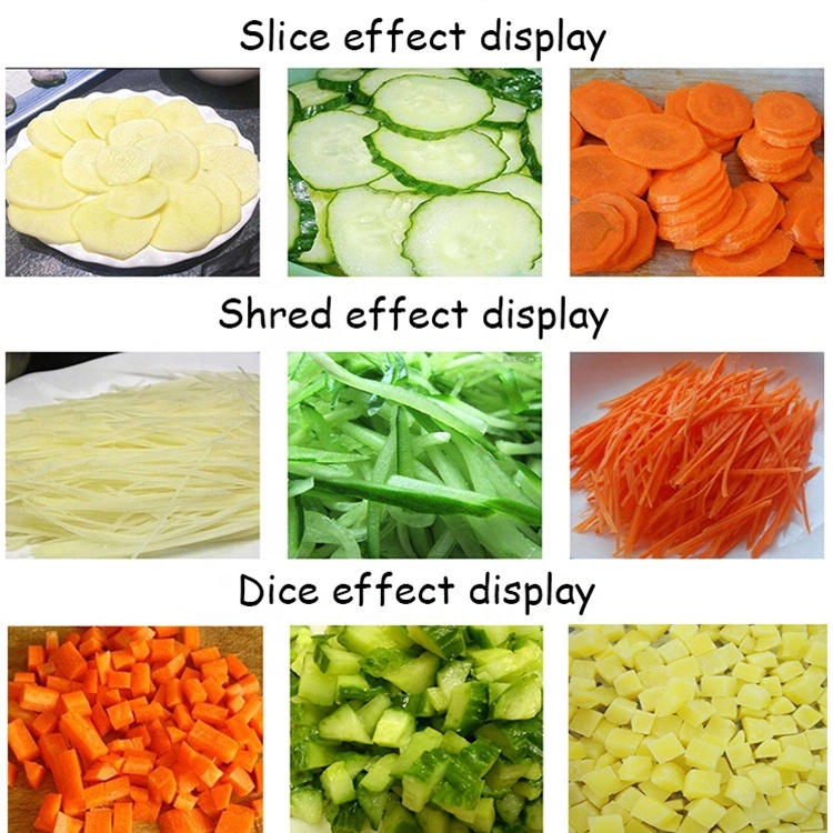 Commercial Electric Vegetable Cut Machine Vegetable Cutter Chopper Vegetable Cutting Machines