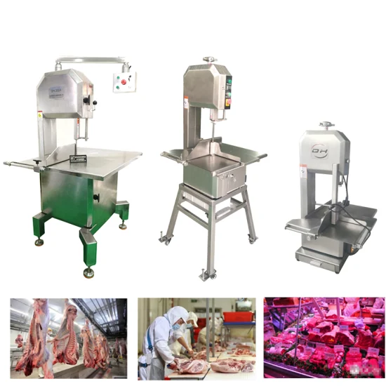 Qh300A Großhandel für die Verarbeitung von gefrorenem Fleisch, Schneiden von Knochenschneider, Säge, Zerkleinerer, Brecher, Mühle, Rindfleisch/Fisch/Huhn/Geflügel, Sägemaschine, 1,5 kW, Fabrik